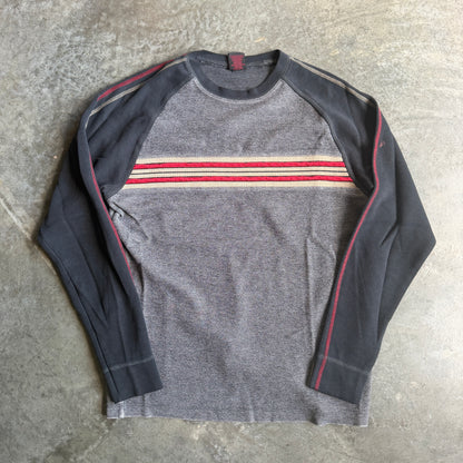 Modern Culture Y2K Surf Stripe Sweater Long Sleeve Shirt 00's - S