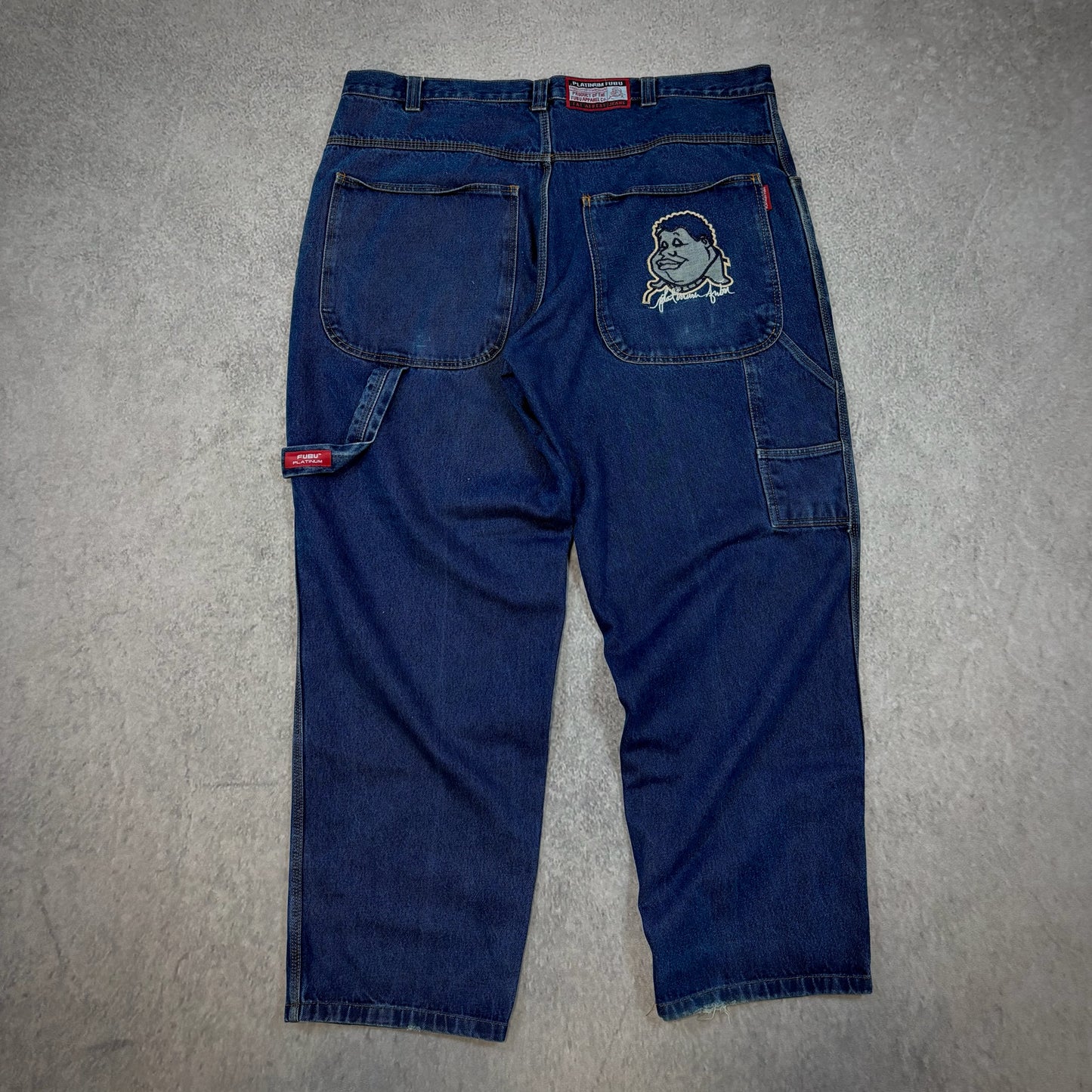 Fubu Platinum Baggy Fat Albert Carpenter Skater Jeans 00's - 42