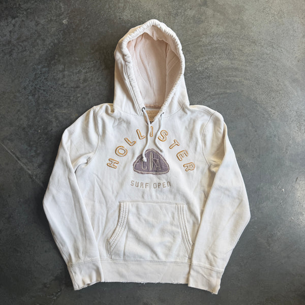 Hollister Surf Open Embroidered Y2K Mall Hoodie Sweatshirt 00's - L