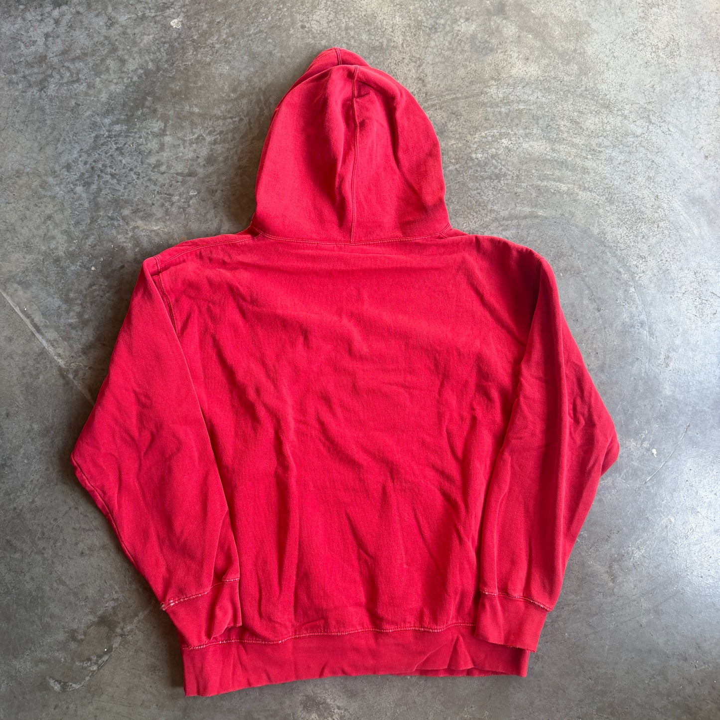 Ocean Pacific Riders Company Embroidered Hoodie Sweatshirt Red 00's - L