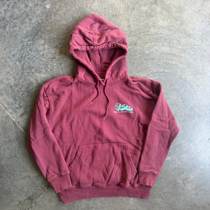 Stussy Surf Global Corporation Embroidered Hoodie Sweatshirt 00's - S
