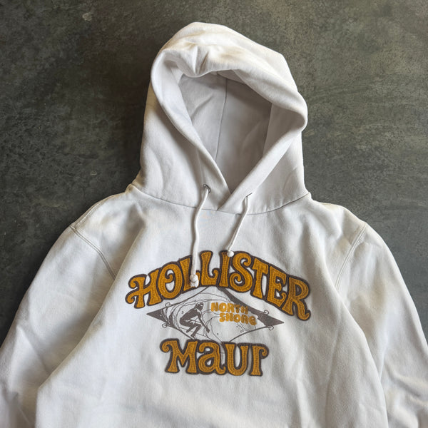 Hollister Y2K North Shore Maui Hoodie Sweatshirt Embroidered 00's - XL hover
