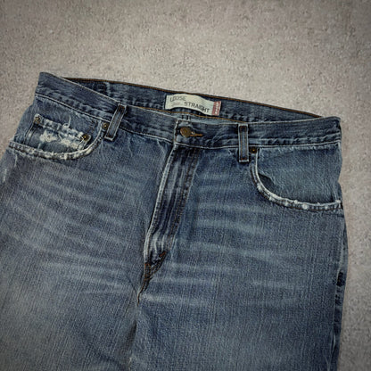 Levis 569 Baggy Skater Distressed Jeans Medium Wash 00's - 34