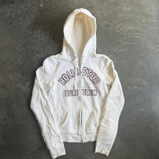 Hollister Surf Team Hooded Full Zip Jacket Y2K 00's - Womens S