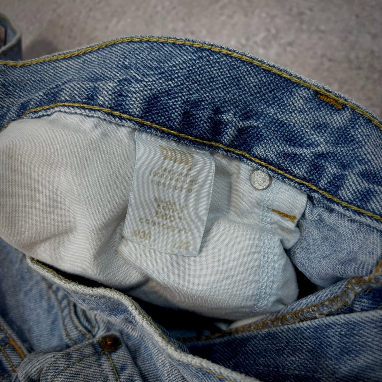 Levis 560 Light Wash Baggy Skater Jeans 00's - 32