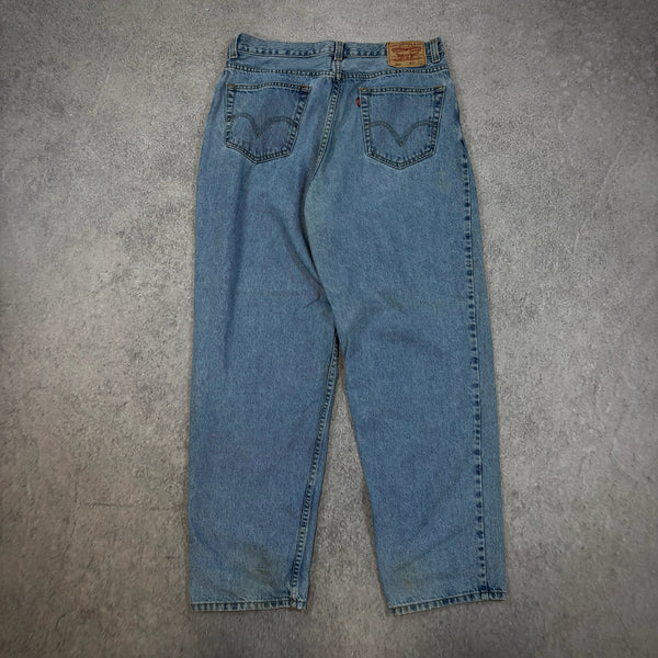 Levis 560 Light Wash Baggy Skater Jeans 00's - 32 hover