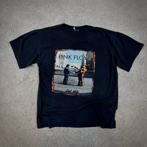Pink Floyd Wish You Were Here Handshake Graphic T Shirt 00's - S