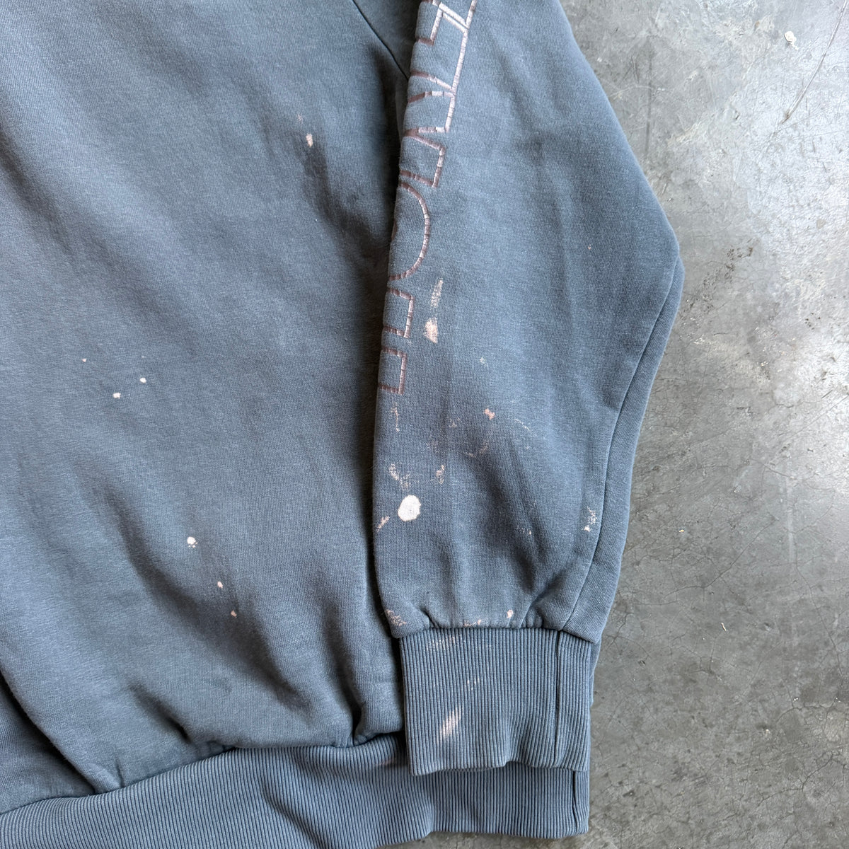 Hurley Faded Sweatshirt Hoodie Distressed 00's - M