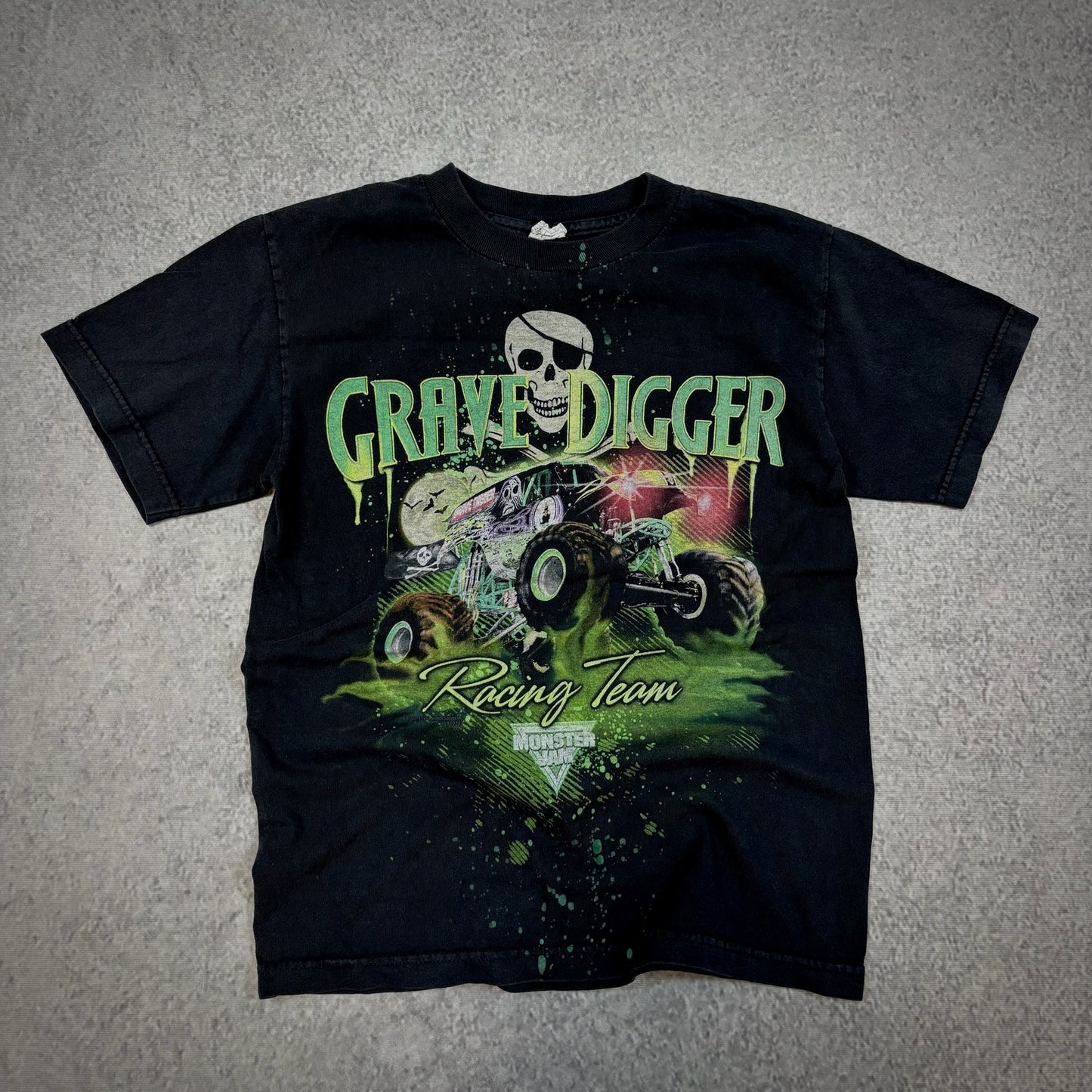 Grave Digger Racing Team Graphic T Shirt 00's - Womens S