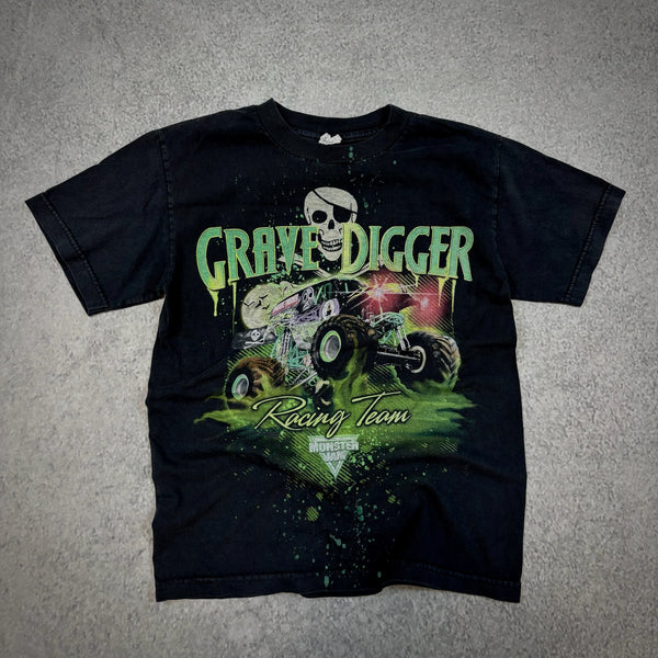 Grave Digger Racing Team Graphic T Shirt 00's - Womens S