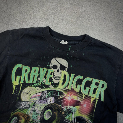 Grave Digger Racing Team Graphic T Shirt 00's - Womens S