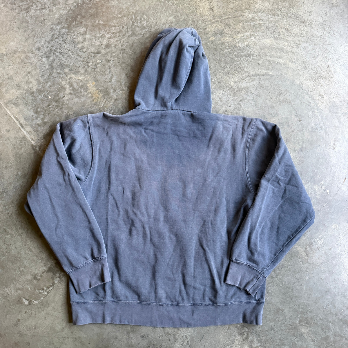 Old Navy Surf Embroidered Hoodie Sweatshirt Faded 90's - L