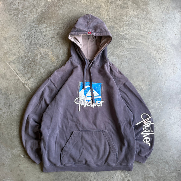 Quiksilver Sun Faded Sleeve Hit Hoodie Sweatshirt 00's - L