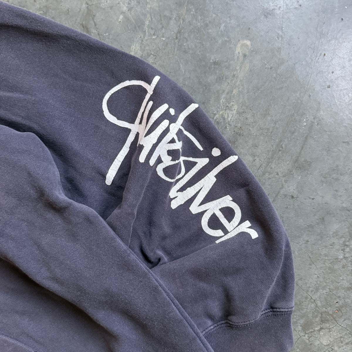 Quiksilver Sun Faded Sleeve Hit Hoodie Sweatshirt 00's - L