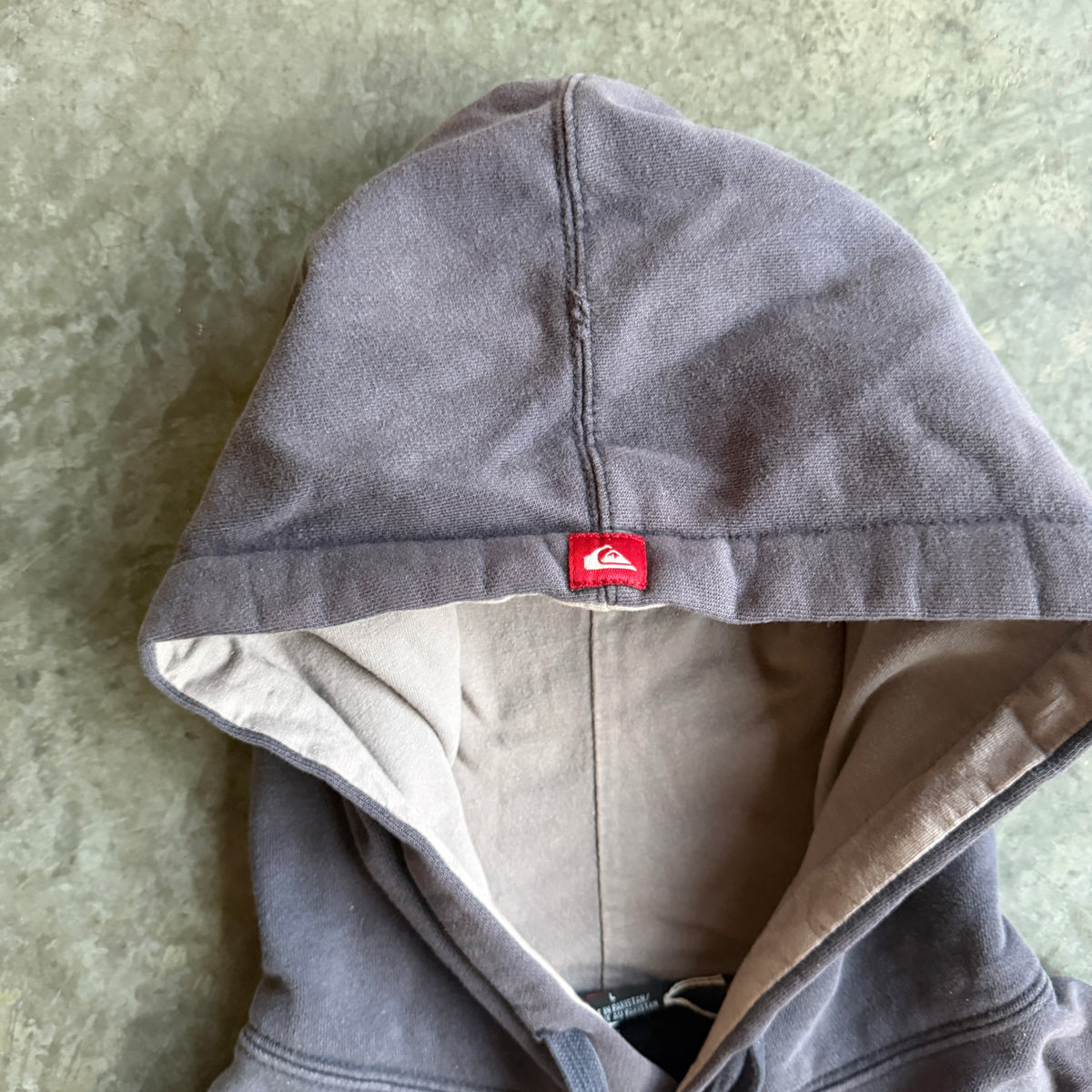 Quiksilver Sun Faded Sleeve Hit Hoodie Sweatshirt 00's - L