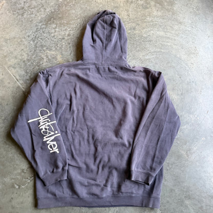Quiksilver Sun Faded Sleeve Hit Hoodie Sweatshirt 00's - L