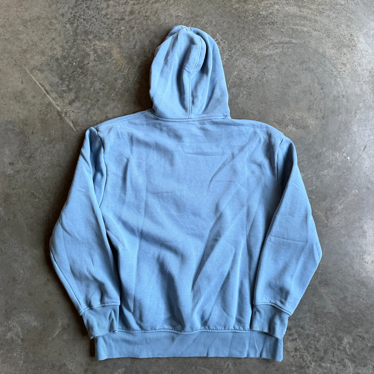 Hurley Baby Blue Hoodie Oversized Sweatshirt 00's - XL