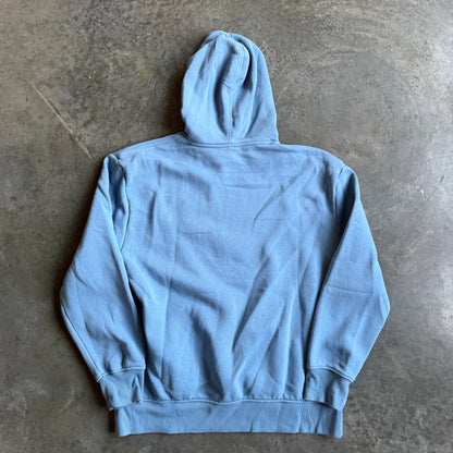 Hurley Baby Blue Hoodie Oversized Sweatshirt 00's - XL
