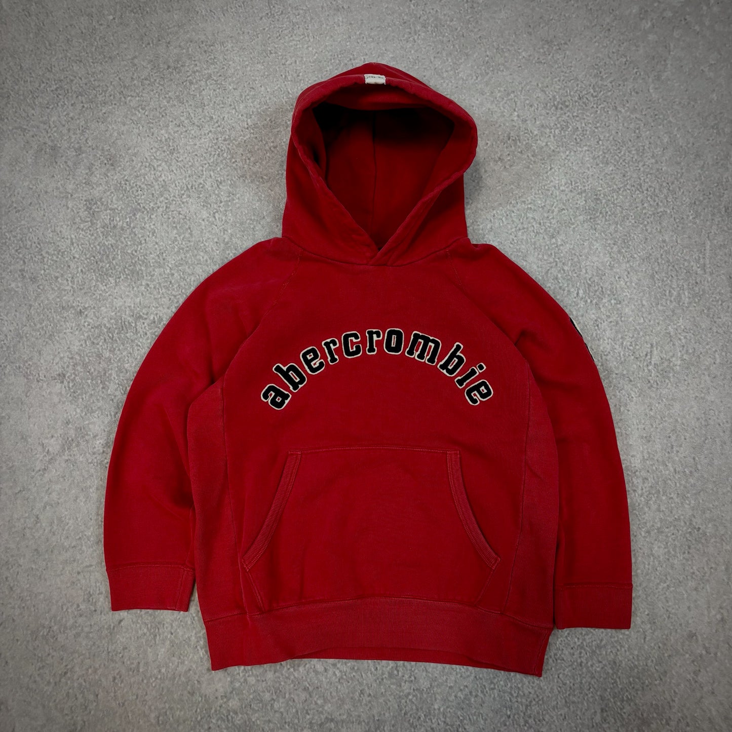 Abercrombie Small Embroidered Spellout Heavyweight Boxy Fit Hoodie 00's - Womens M