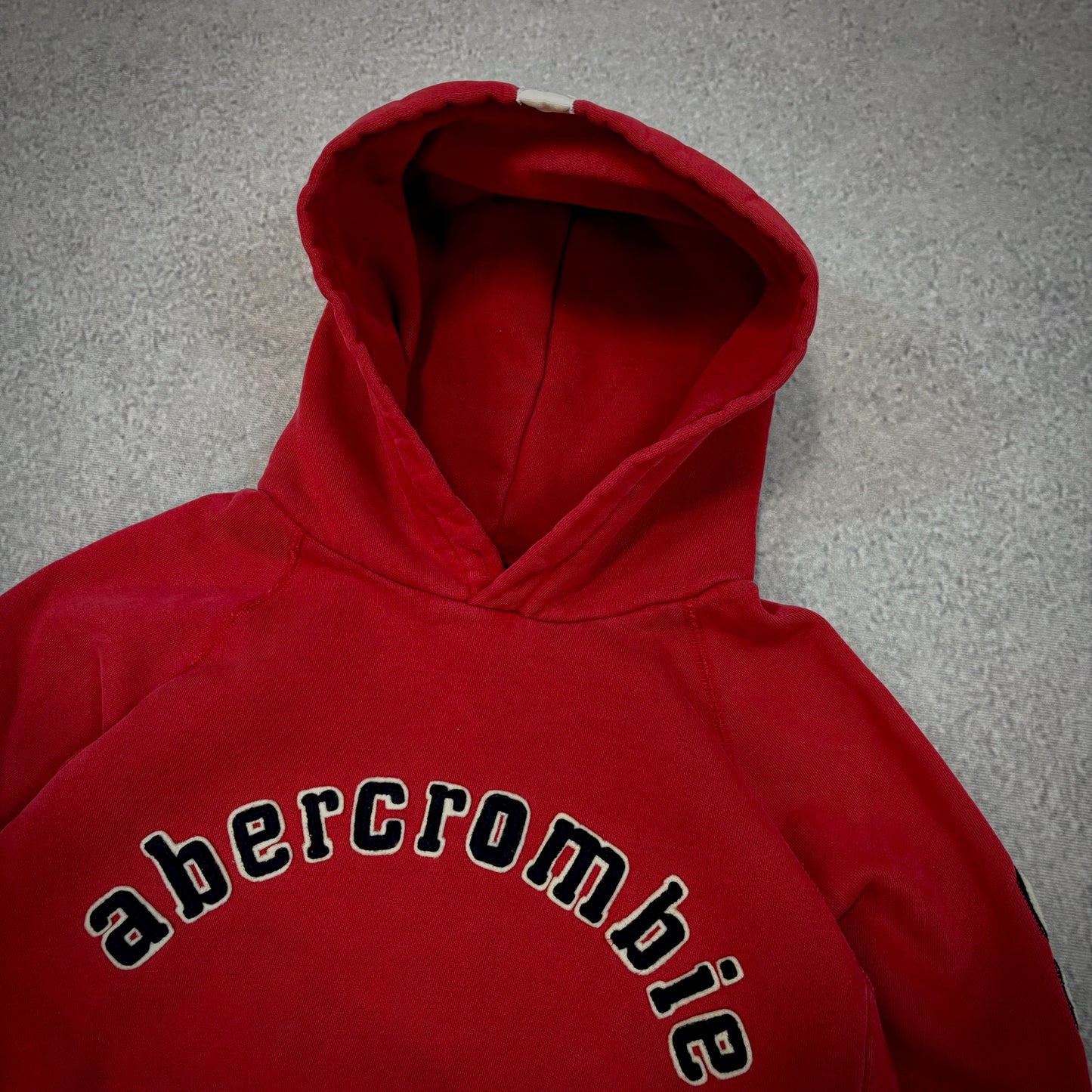 Abercrombie Small Embroidered Spellout Heavyweight Boxy Fit Hoodie 00's - Womens M