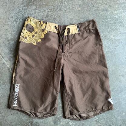 Volcom Geometric Side Panel Big Logo Board Shorts 00's - 34