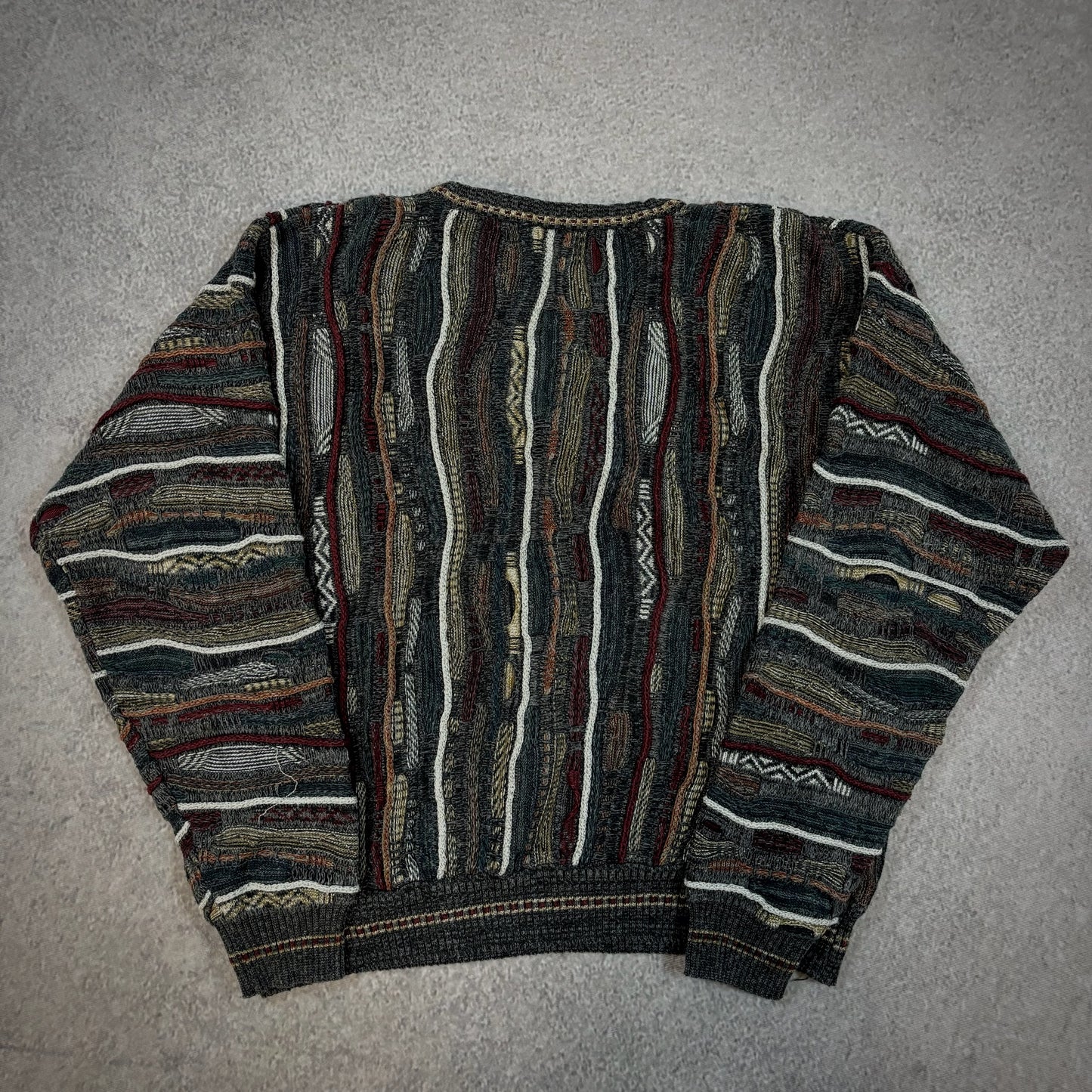 Croft & Barrow 3D Knit Cosby Sweater 90's - 2XL