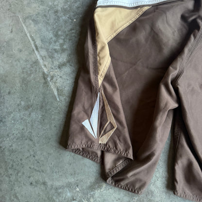 Volcom Geometric Side Panel Big Logo Board Shorts 00's - 34