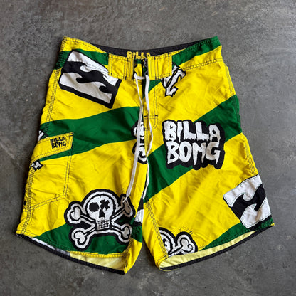 Billabong Skull Cross Bones AOP Board Shorts 00's - 34