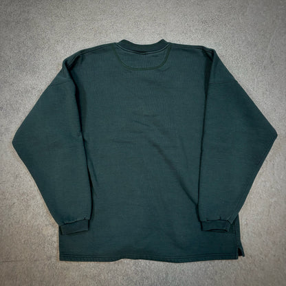 Russell Athletic Blank 4 Button Henley Heavyweight Shirt 90's - XL