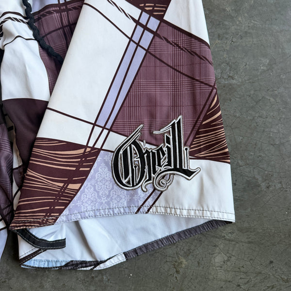 O'Neill Plaid Pattern Big Logo Panel Board Shorts - 34 hover