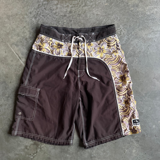 Oneill Floral Board Shorts Side Panel Logo - 32