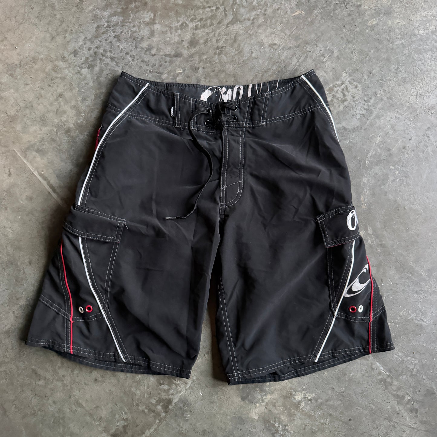O'neill Side Panel Logo Spellout Board Shorts - 30