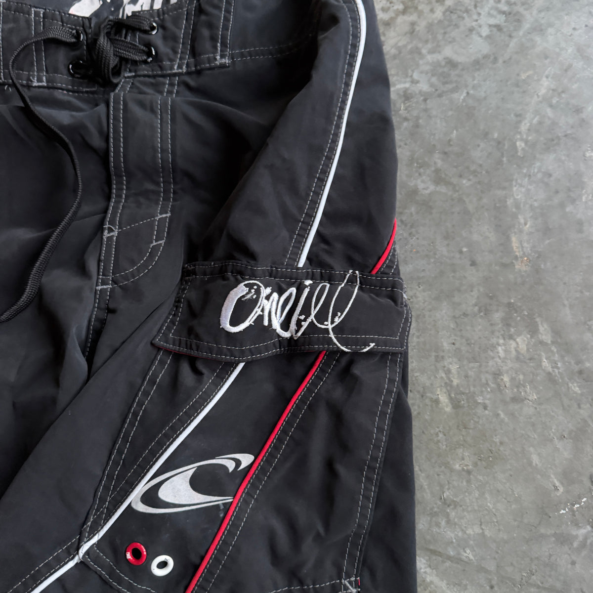 O'neill Side Panel Logo Spellout Board Shorts - 30