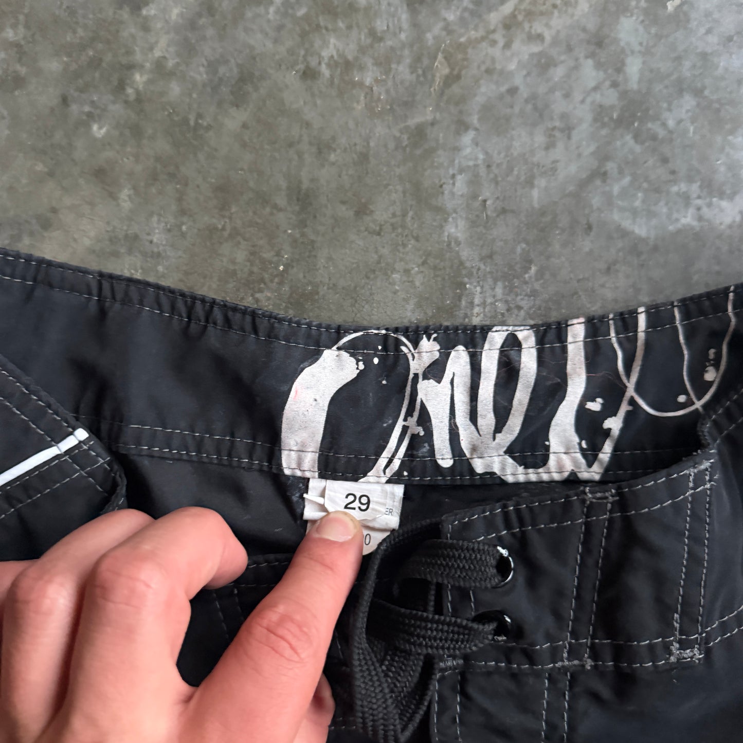 O'neill Side Panel Logo Spellout Board Shorts - 30