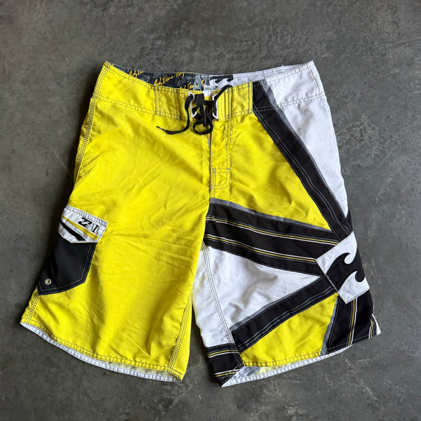 Billabong x Andy Irons Rising Sun Yellow Black Board Shorts - 34