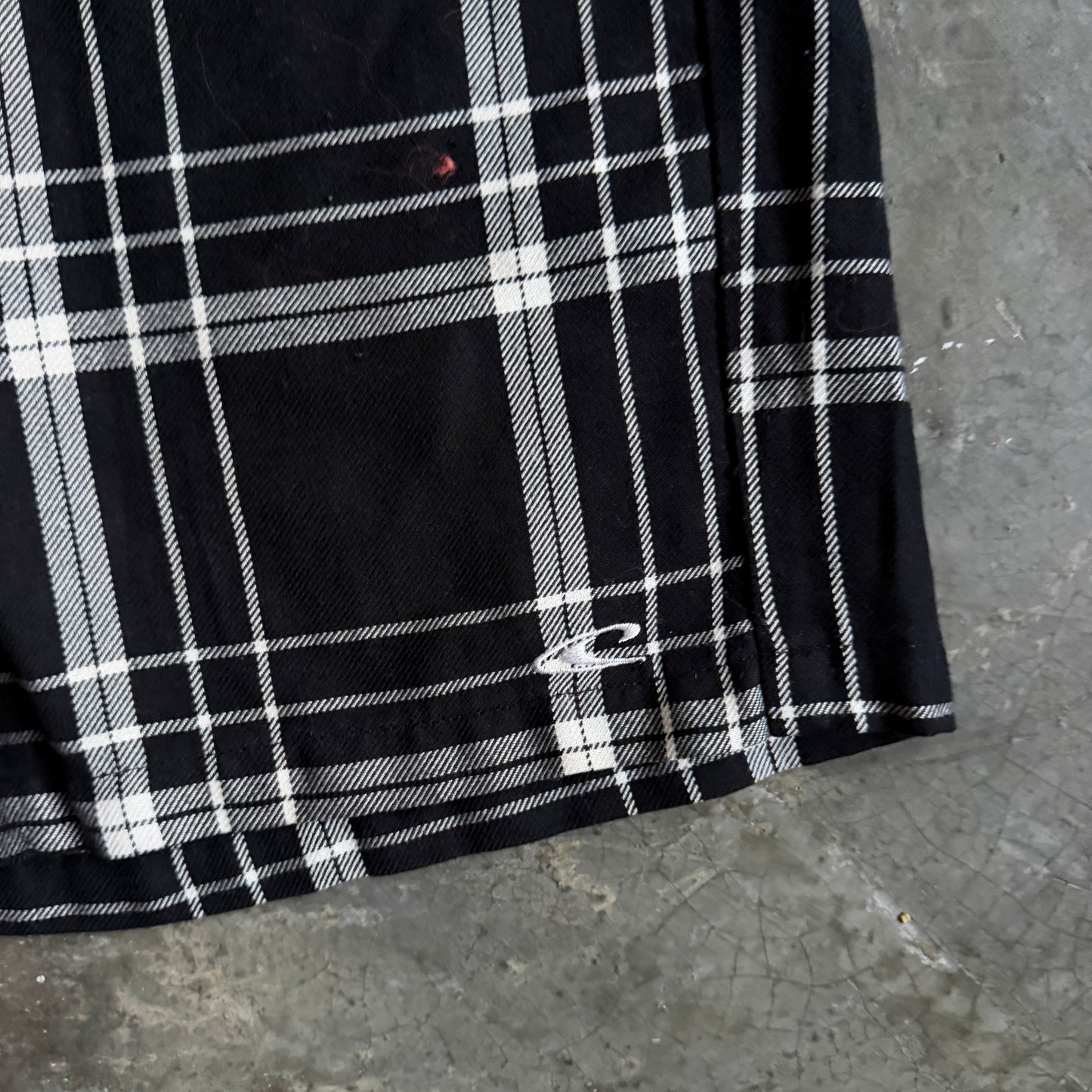O'neill Plaid Y2K Embroidered Shorts 00's - 32