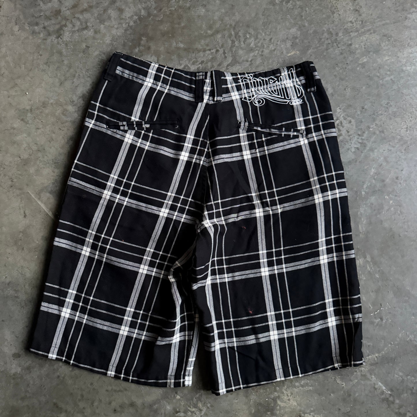 O'neill Plaid Y2K Embroidered Shorts 00's - 32