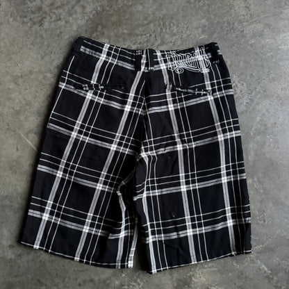 O'neill Plaid Y2K Embroidered Shorts 00's - 32
