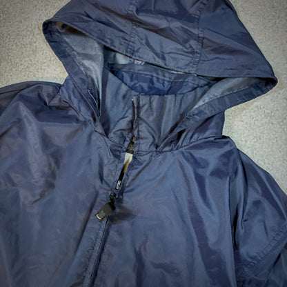 Nike Cotton Lined Windbreaker Jacket Faded Logo 00's - L