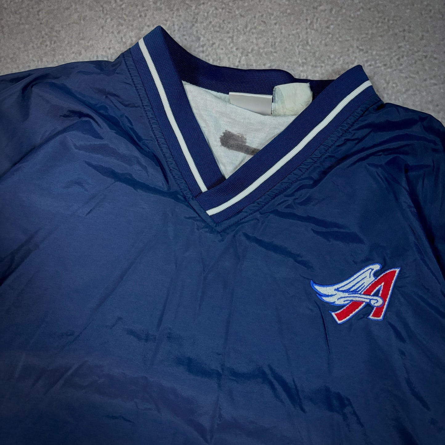 Anaheim Angels Lined Windbreaker Jacket Double Sided 90's - XL