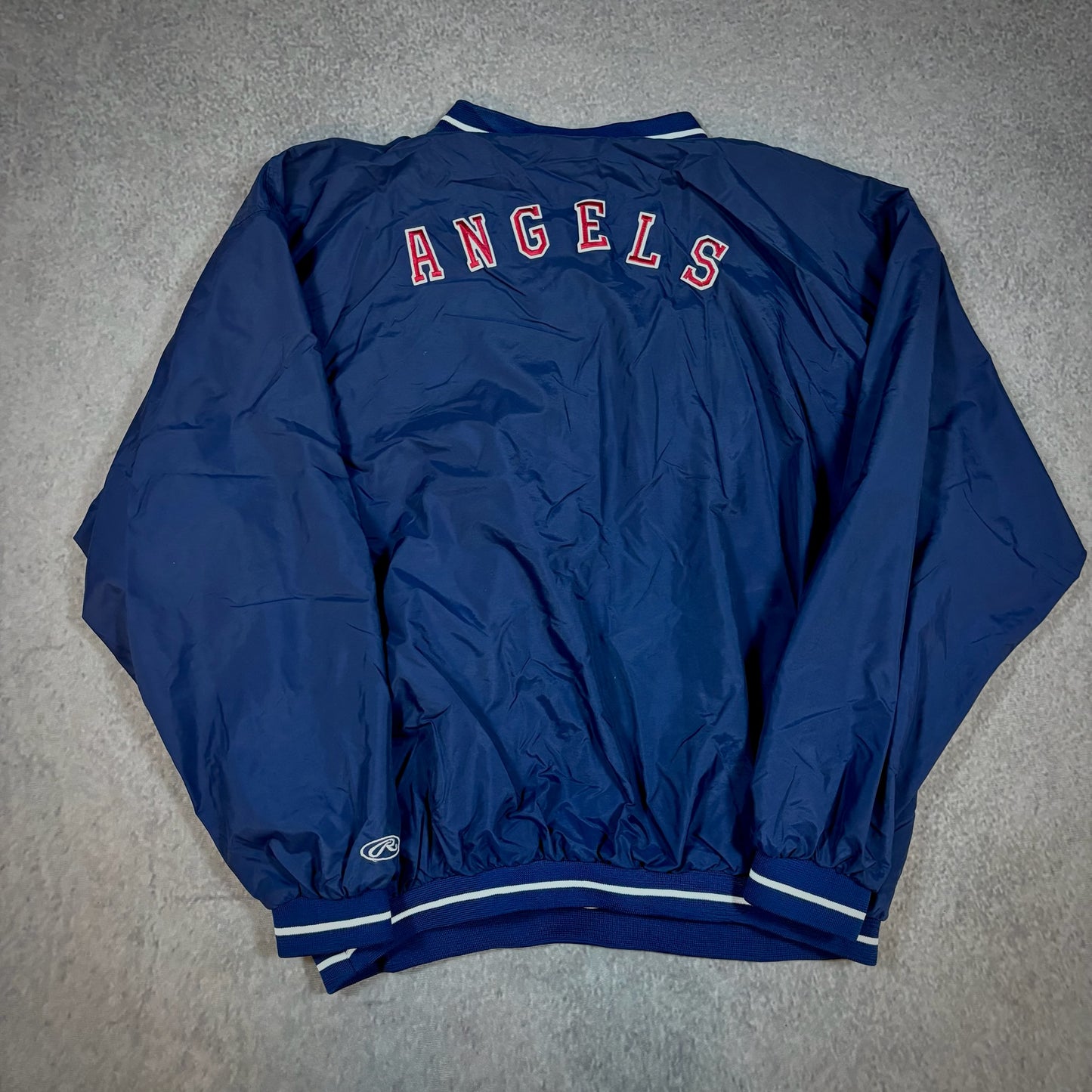 Anaheim Angels Lined Windbreaker Jacket Double Sided 90's - XL