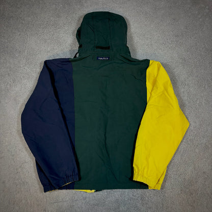 Nautica Colorblock Reversible Hooded Jacket 90's - XL