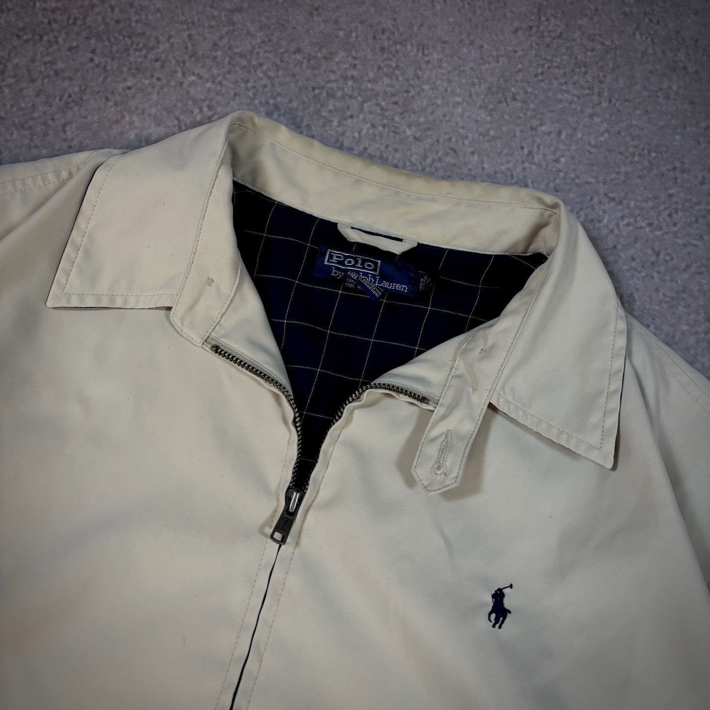 Polo Ralph Lauren Bi Swing Harrington Lined Jacket Preppy 90's - L