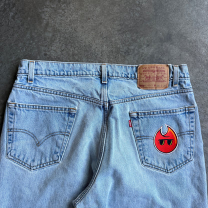 Levis 3/4 Cut Jeans w/ Pyro Head Patch - 32