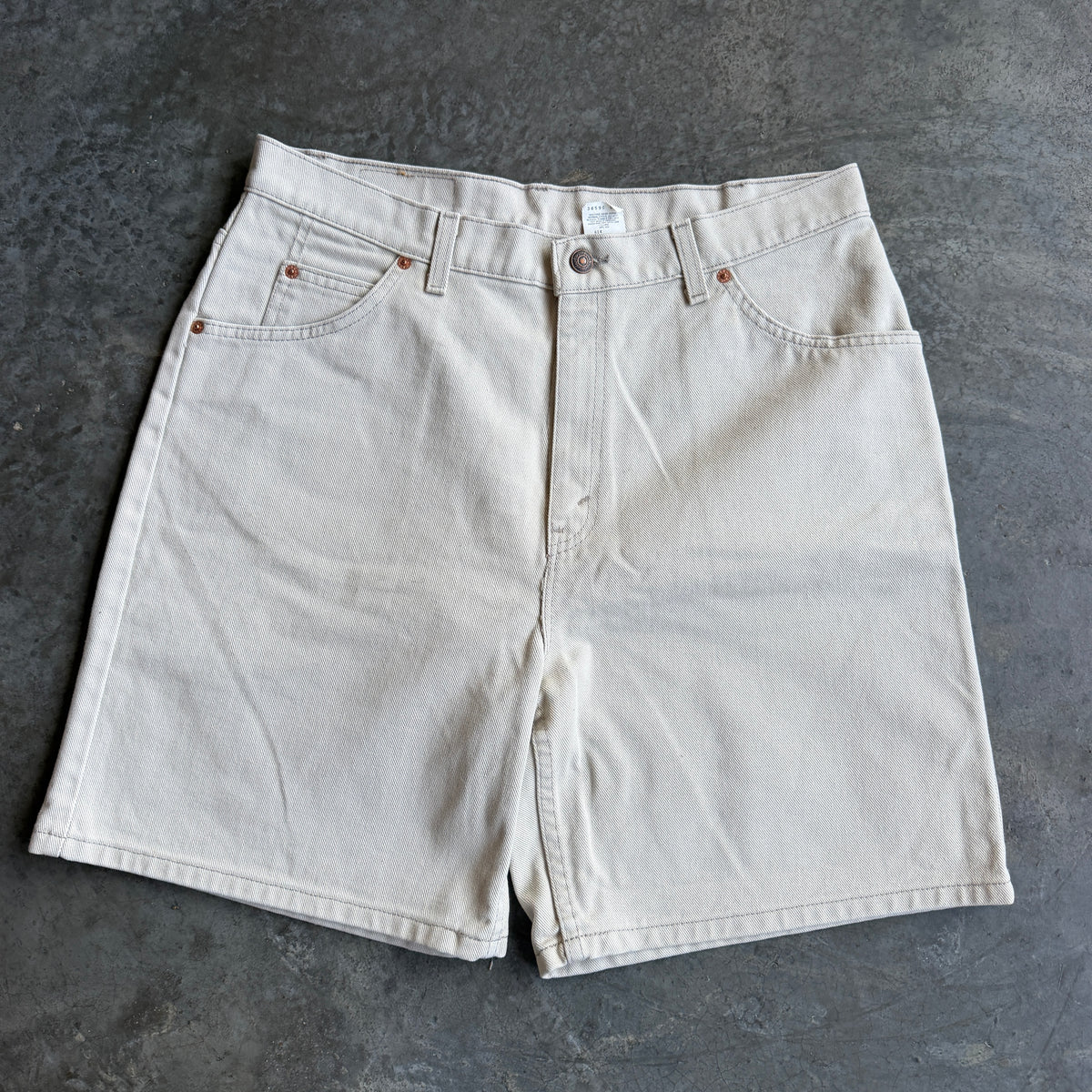 Vintage Levis Chino Shorts w/ Pyro Surf Patch - 34