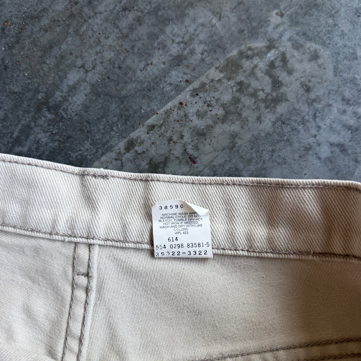 Vintage Levis Chino Shorts w/ Pyro Surf Patch - 34