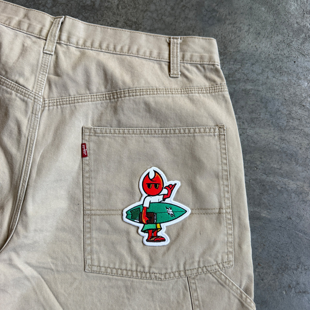 Levi's Chino Shorts w/ Pyro Surf Patch - 34