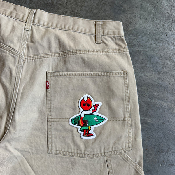 Levi's Chino Shorts w/ Pyro Surf Patch - 34 hover