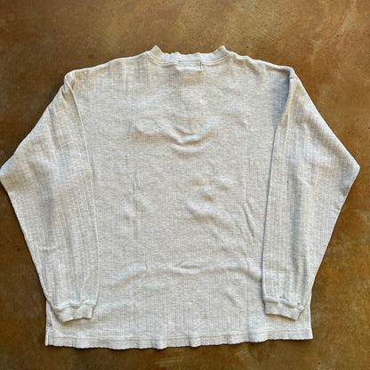 Camp David Henley Fishing Salmon Embroidered Shirt 90's - 2XL