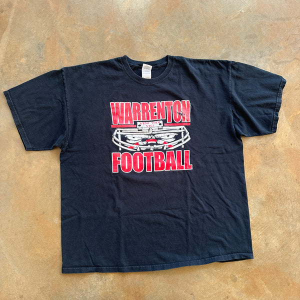 Warrenton High School Football Helmet Graphic Double Sided Skull 00's - 2XL